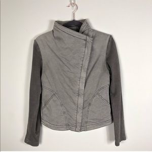 Marrakech Moto Style Jacket Cotton Grey Small